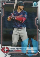 2021 Bowman Chrome Ryan Jeffers #56 Base RC Rookie Minnesota Twins